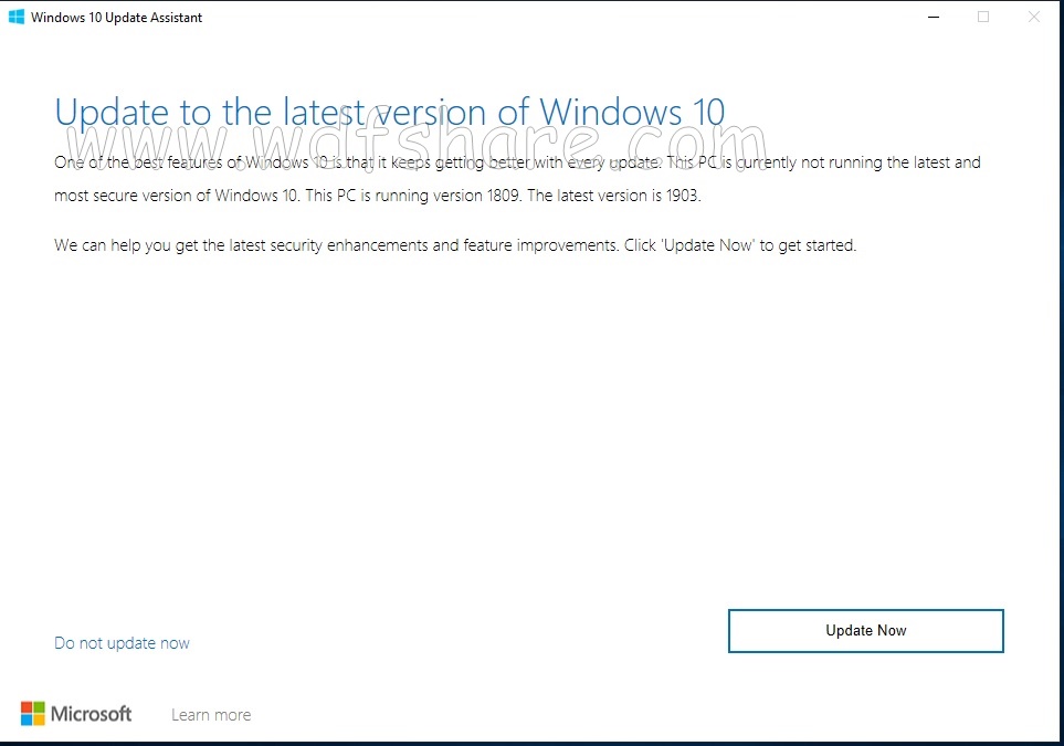 windows terbaru 2019 1903 tidak dapat updatean di setting